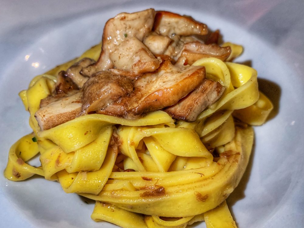 Tagliatelle con funghi porcini del Ristorante Heraion Tagliatelle con funghi porcini del Ristorante Heraion